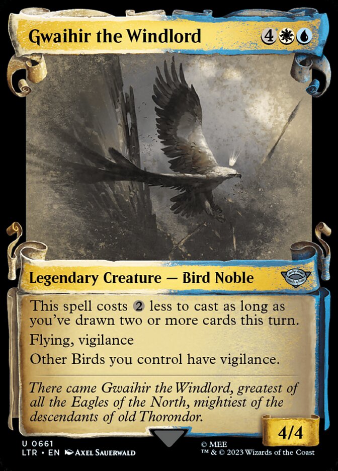 Gwaihir the Windlord LTR-661 The Lord of the Rings: Tales of Middle-earth Magic card
