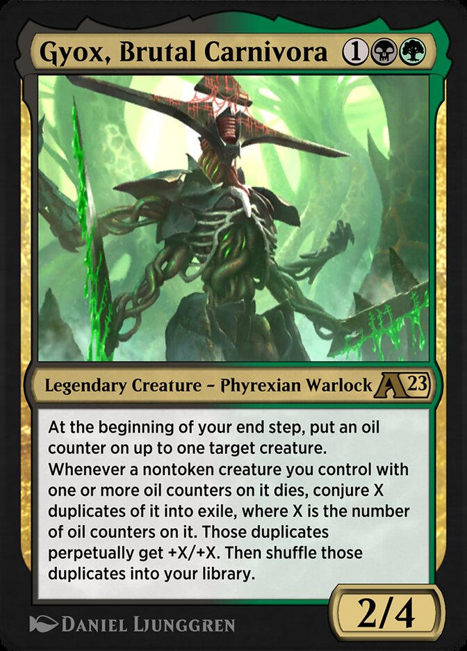 Gyox, Brutal Carnivora YONE-22 Alchemy: Phyrexia Magic card