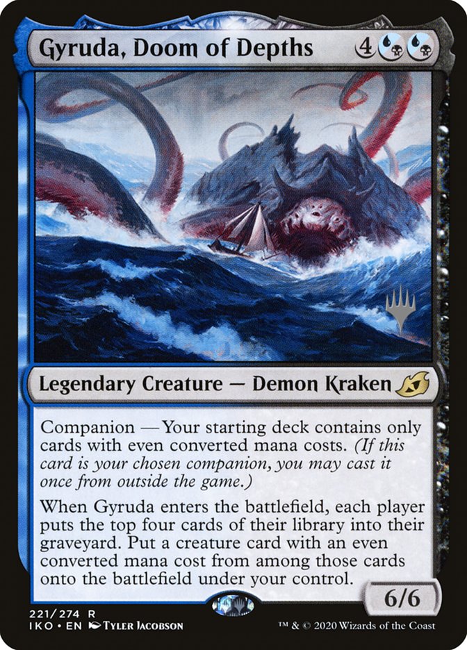 Gyruda, Doom of Depths PIKO-221P Ikoria: Lair of Behemoths Promos Magic card