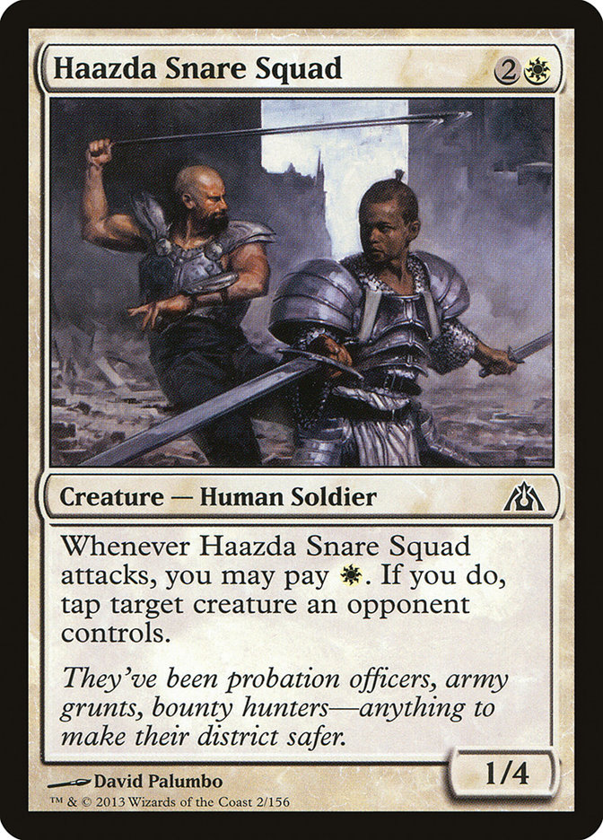 Haazda Snare Squad DGM-2 Dragon's Maze Magic card