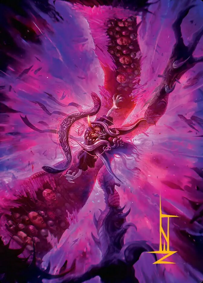 Hades, Sorcerer of Eld // Hades, Sorcerer of Eld AFIN-12 Final Fantasy Art Series Magic card