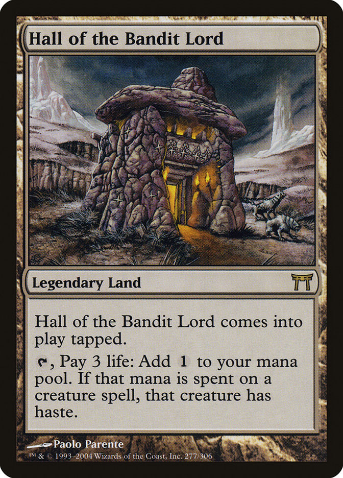 Hall of the Bandit Lord CHK-277 Champions of Kamigawa Magic card