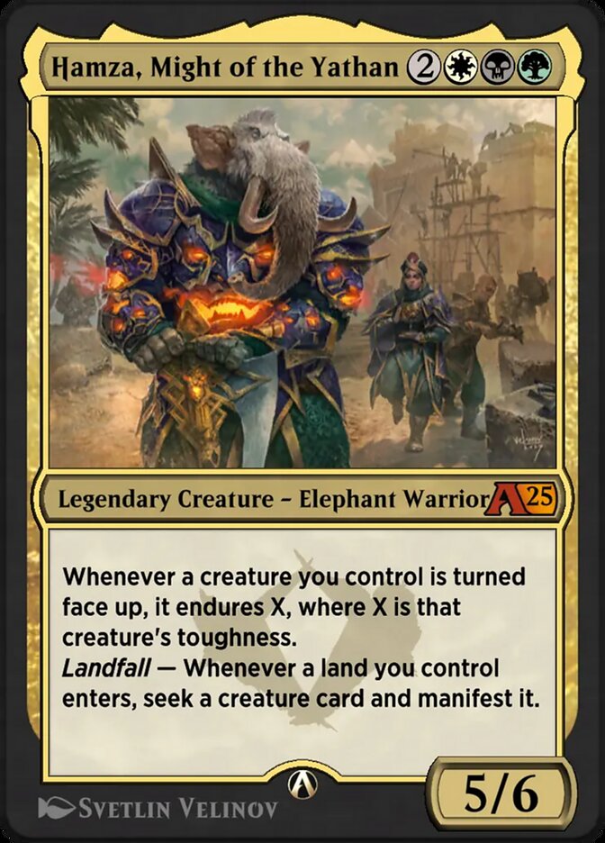Hamza, Might of the Yathan YTDM-21 Alchemy: Tarkir Magic card