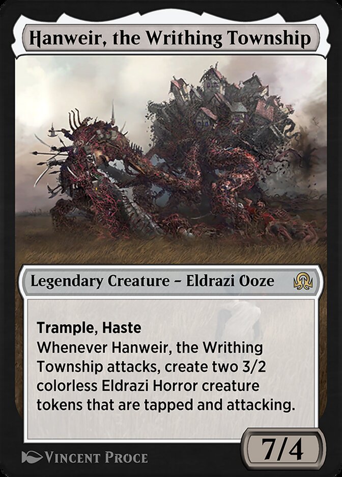 Hanweir, the Writhing Township SIR-161B Shadows over Innistrad Remastered Magic card