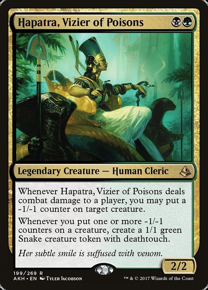 Hapatra, Vizier of Poisons AKH-199 Amonkhet Magic card