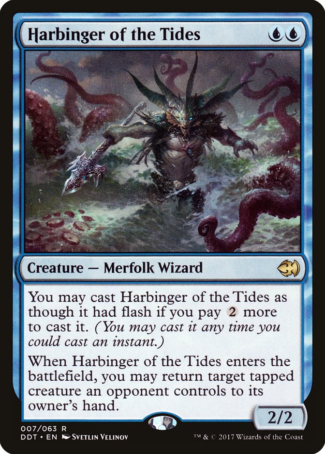 Harbinger of the Tides DDT-7 Duel Decks: Merfolk vs. Goblins Magic card