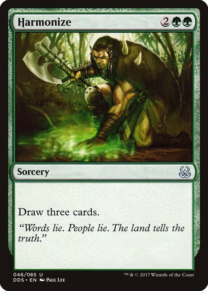 Harmonize DDS-46 Duel Decks: Mind vs. Might Magic card
