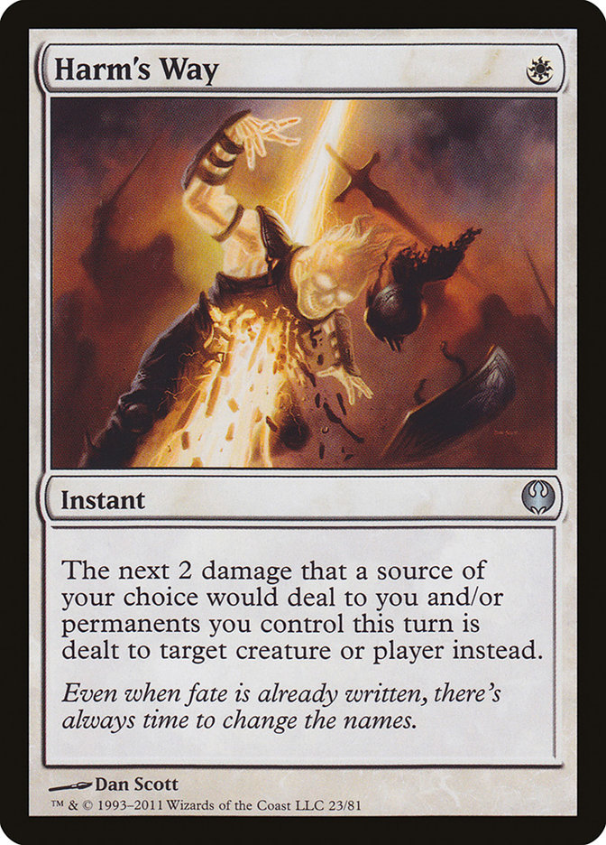 Harm's Way DDG-23 Duel Decks: Knights vs. Dragons Magic card