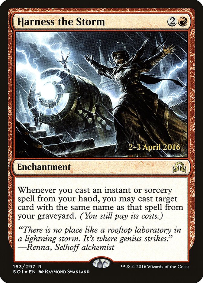 Harness the Storm PSOI-163S Shadows over Innistrad Promos Magic card