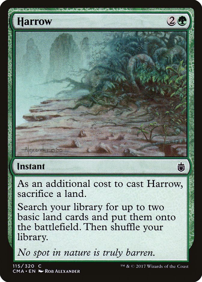 Harrow CMA-115 Commander Anthology Magic card