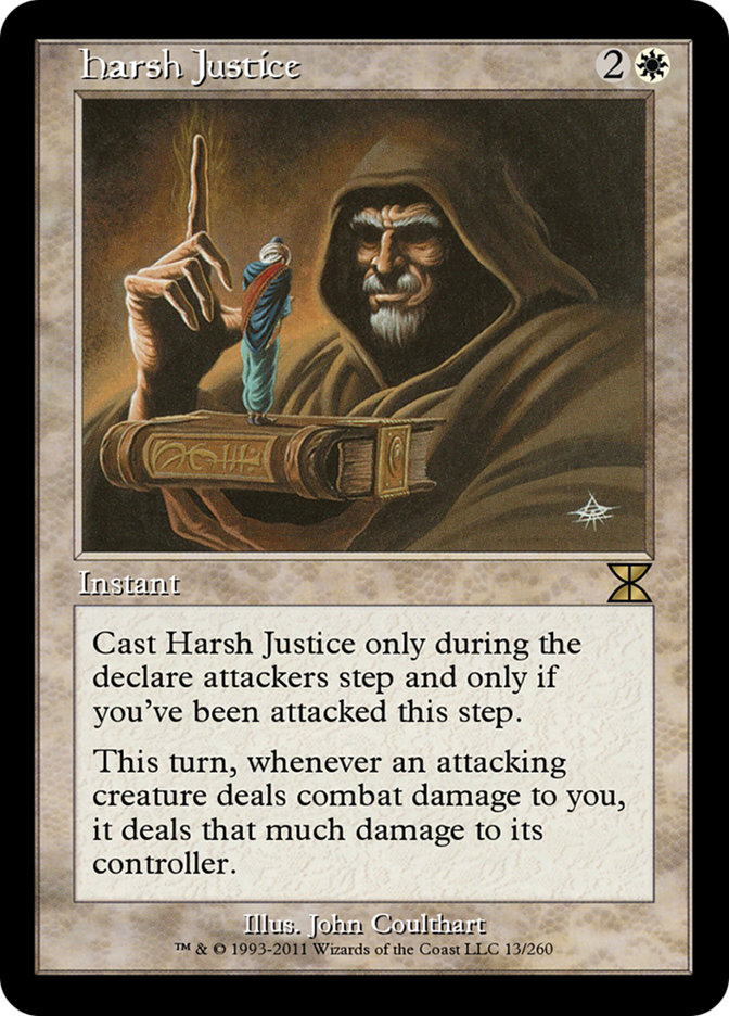 Harsh Justice ME4-13 Masters Edition IV Magic card