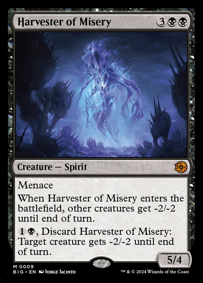 Harvester of Misery BIG-9 The Big Score Magic card