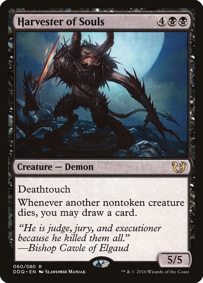 Harvester of Souls DDQ-60 Duel Decks: Blessed vs. Cursed Magic card