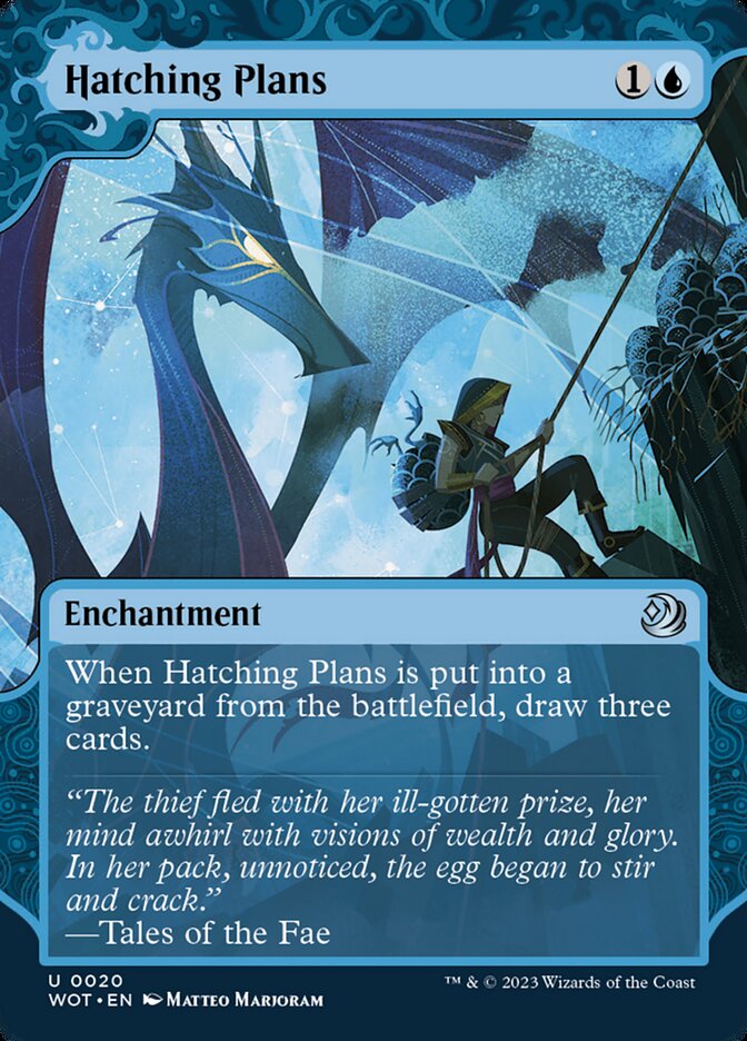 Hatching Plans WOT-20 Wilds of Eldraine: Enchanting Tales Magic card