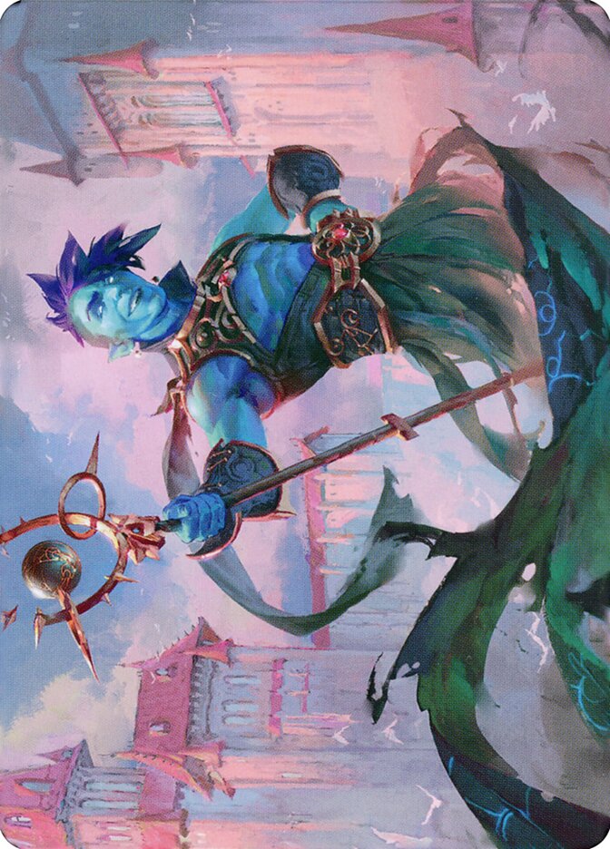 Haughty Djinn // Haughty Djinn ADMU-15 Dominaria United Art Series Magic card