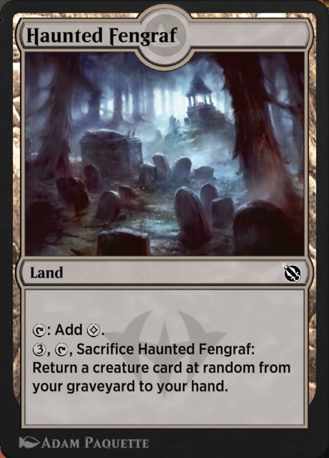 Haunted Fengraf SIS-76 Shadows of the Past Magic card