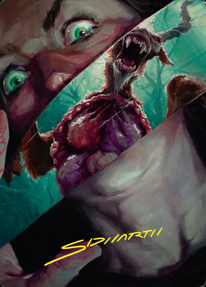Hauntwoods Shrieker // Hauntwoods Shrieker ADSK-40 Duskmourn: House of Horror Art Series Magic card
