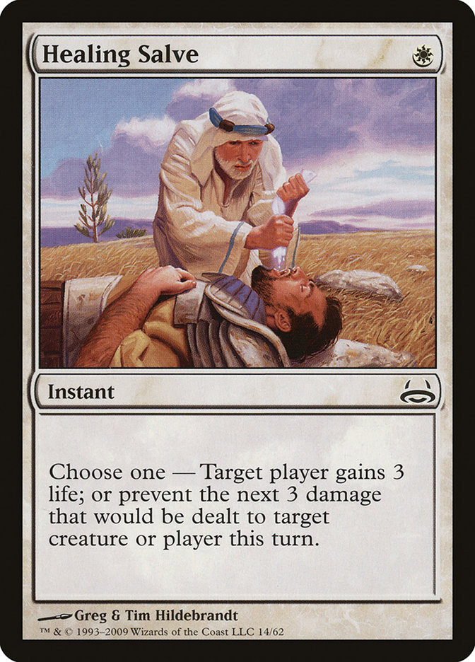 Healing Salve DDC-14 Duel Decks: Divine vs. Demonic Magic card