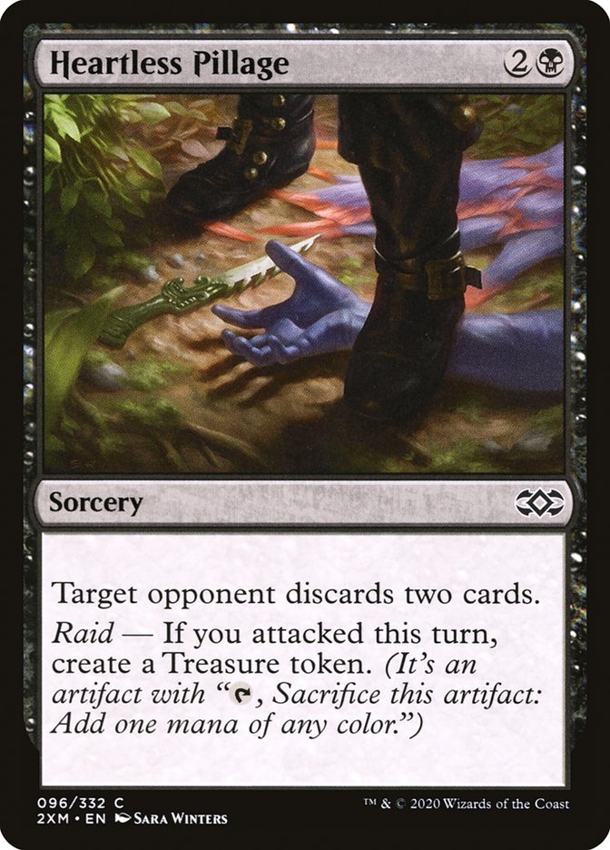 Heartless Pillage 2XM-96 Double Masters Magic card