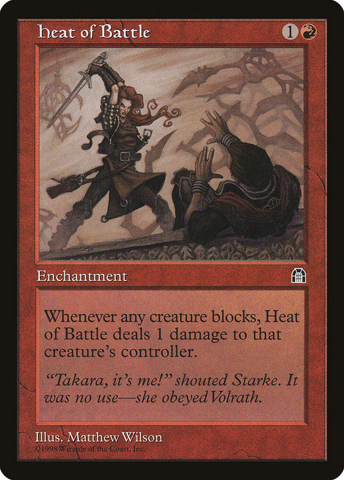 Heat of Battle STH-88 Stronghold Magic card