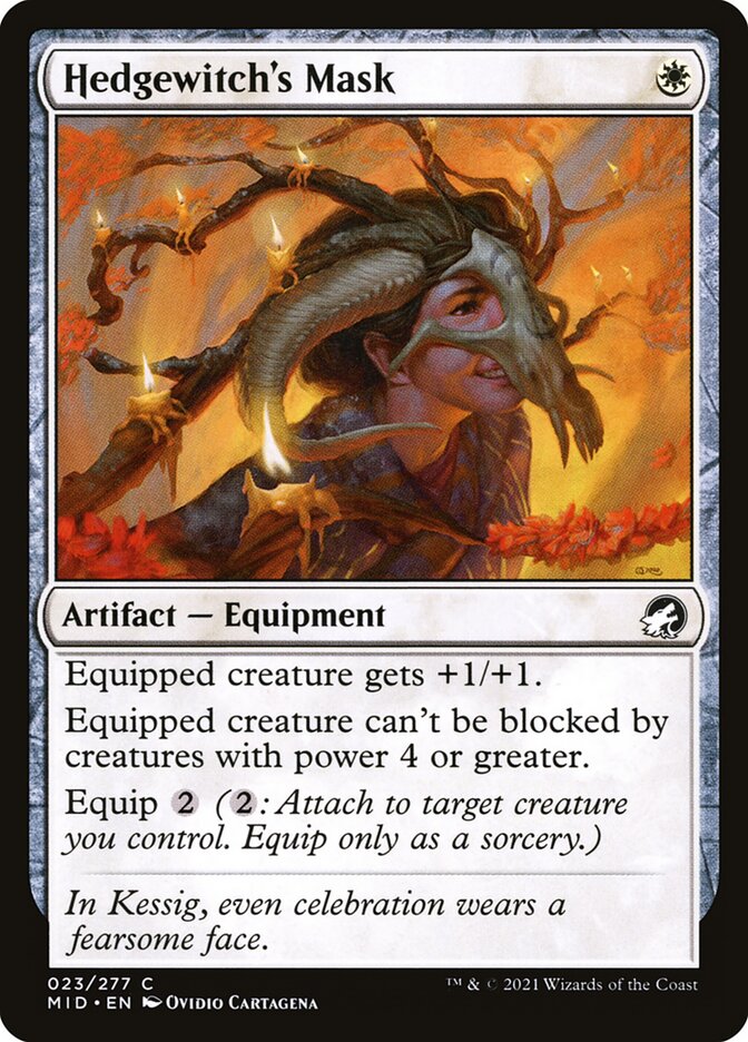 Hedgewitch's Mask MID-23 Innistrad: Midnight Hunt Magic card