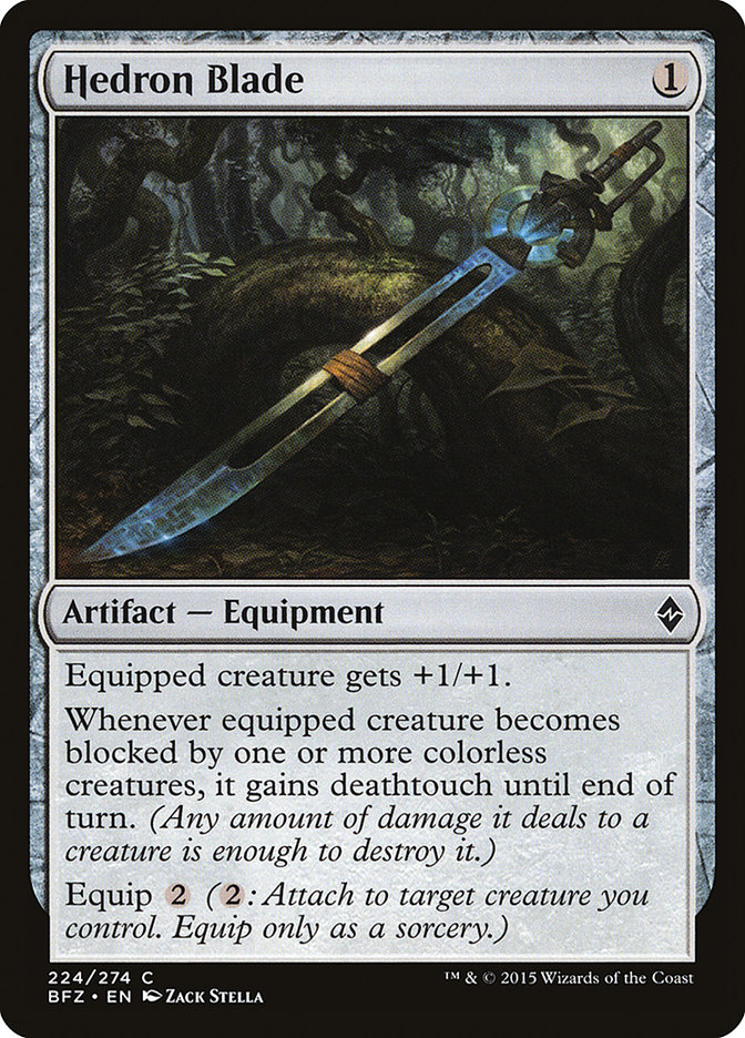 Hedron Blade BFZ-224 Battle for Zendikar Magic card
