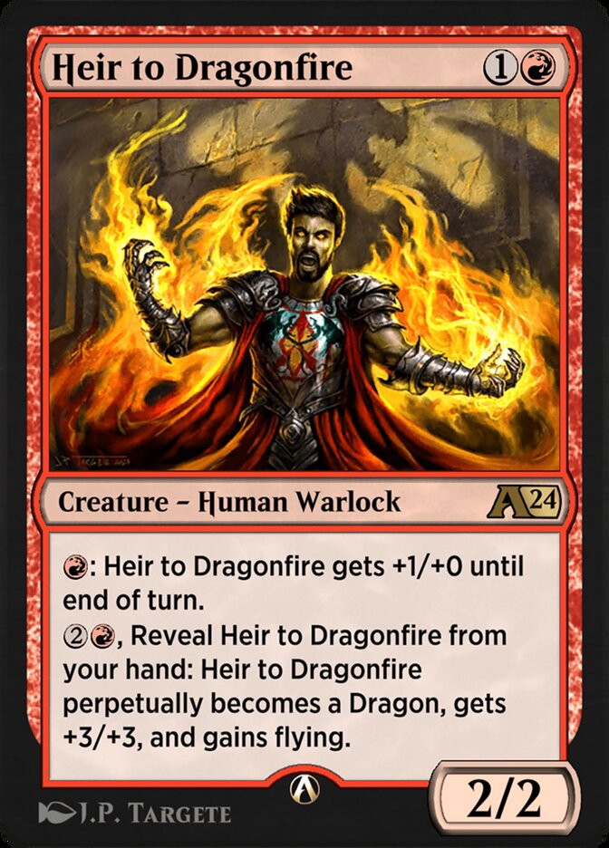 Heir to Dragonfire YWOE-10 Alchemy: Wilds of Eldraine Magic card
