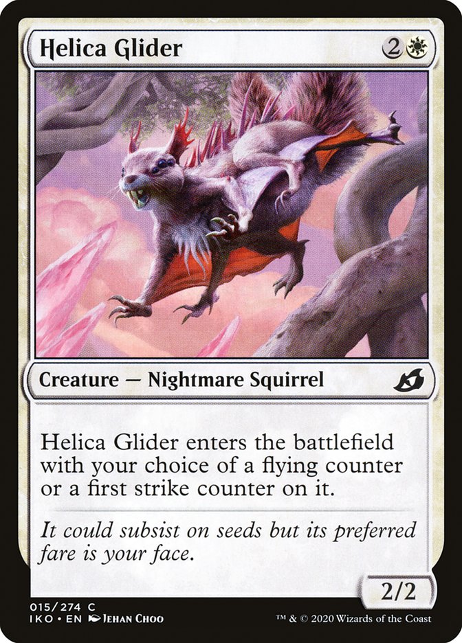Helica Glider IKO-15 Ikoria: Lair of Behemoths Magic card