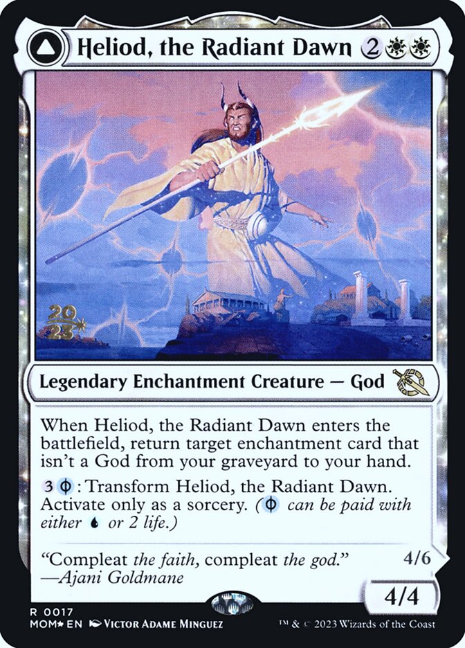 Heliod, the Radiant Dawn // Heliod, the Warped Eclipse PMOM-17S March of the Machine Promos Magic card