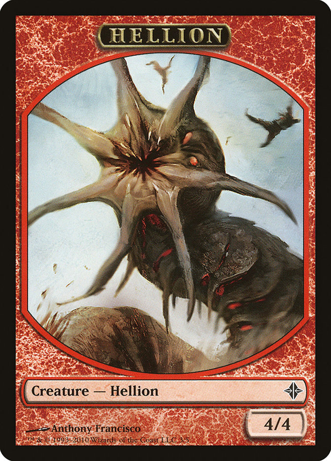 Hellion TROE-3 Rise of the Eldrazi Tokens Magic card