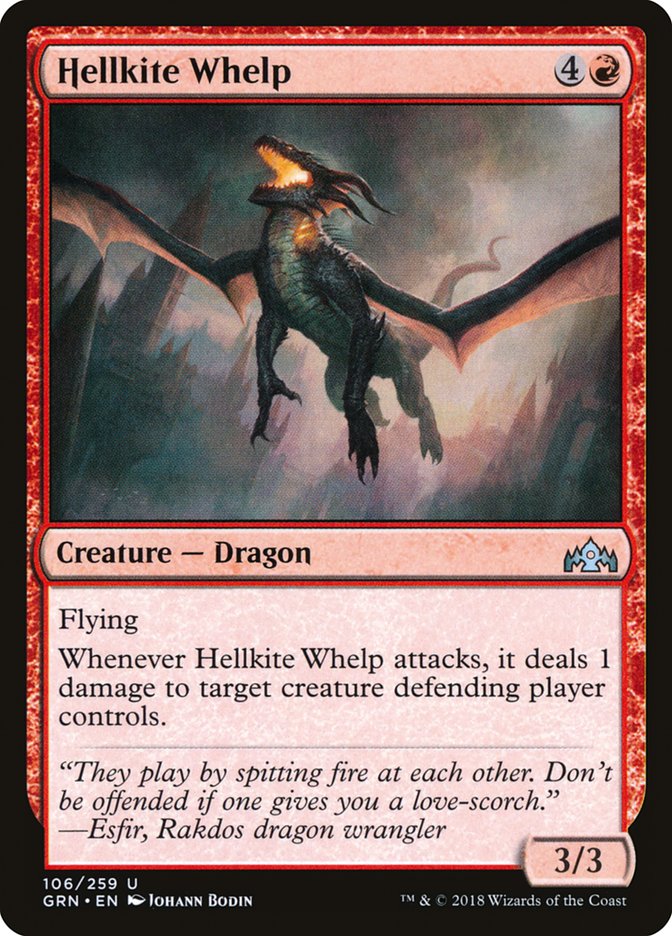 Hellkite Whelp GRN-106 Guilds of Ravnica Magic card
