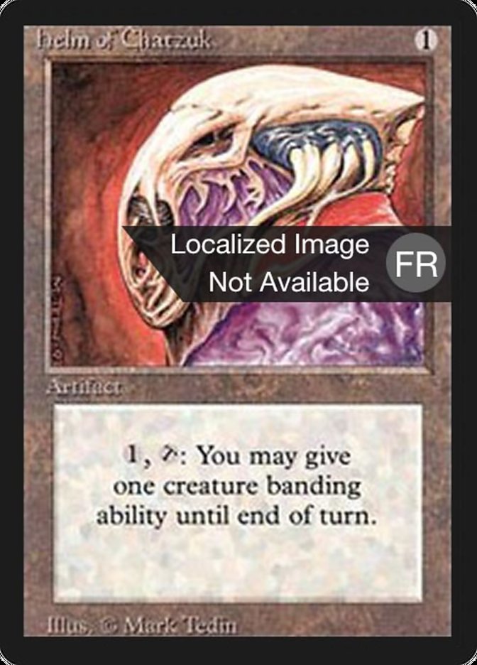 Helm of Chatzuk FBB-250 Foreign Black Border Magic card
