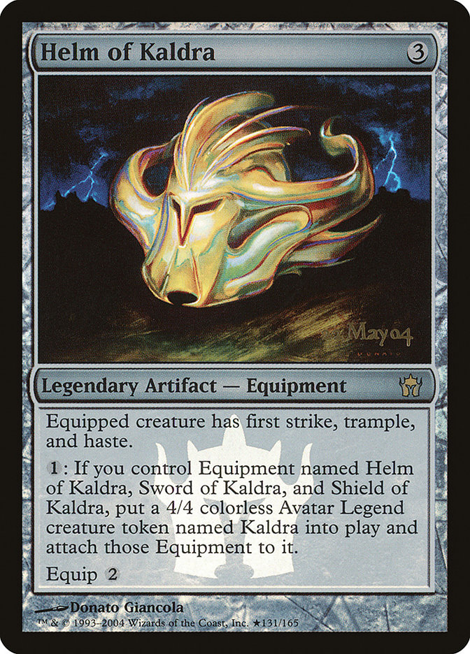Helm of Kaldra P5DN-131STAR Fifth Dawn Promos Magic card