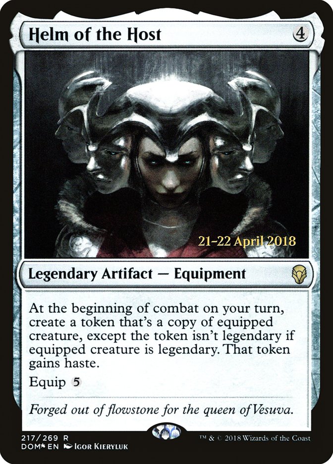 Helm of the Host PDOM-217S Dominaria Promos Magic card