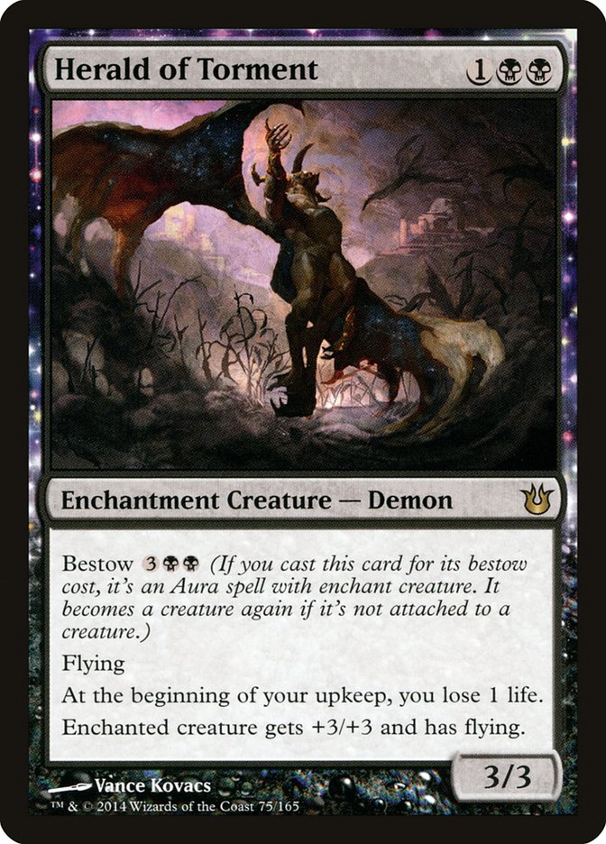 Herald of Torment BNG-75 Born of the Gods Magic card