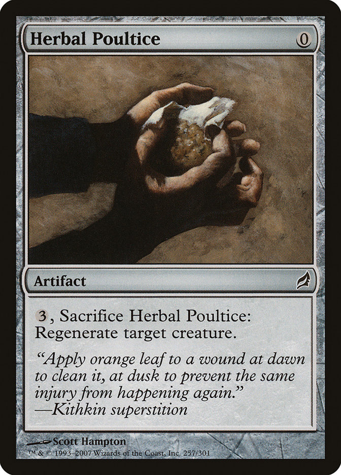 Herbal Poultice LRW-257 Lorwyn Magic card