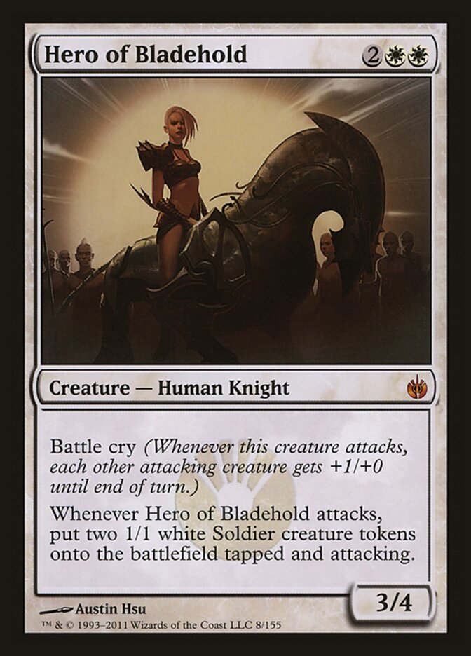 Hero of Bladehold P11-8 Magic Player Rewards 2011 Magic card