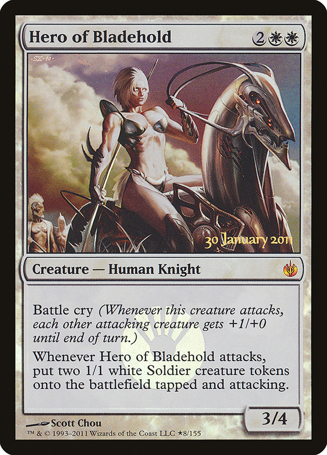 Hero of Bladehold PMBS-8STAR Mirrodin Besieged Promos Magic card
