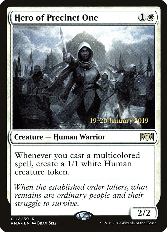 Hero of Precinct One PRNA-11S Ravnica Allegiance Promos Magic card