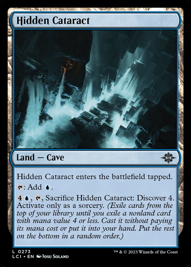 Hidden Cataract LCI-273 The Lost Caverns of Ixalan Magic card