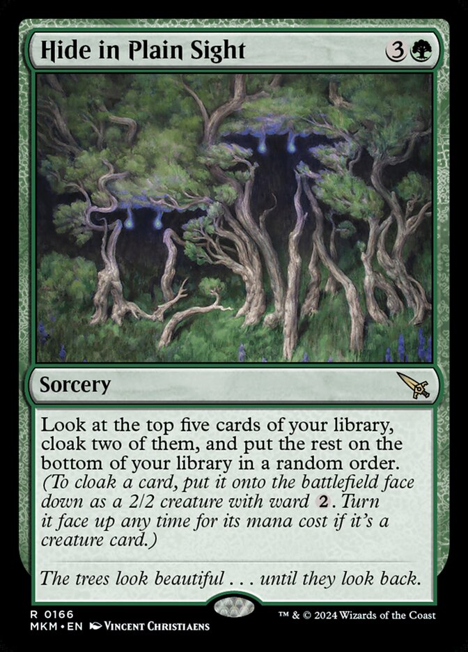Hide in Plain Sight MKM-166 Murders at Karlov Manor Magic card