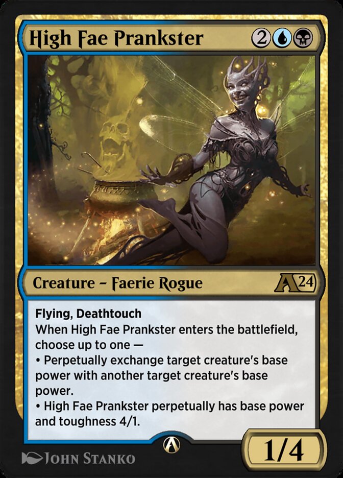 High Fae Prankster YWOE-20 Alchemy: Wilds of Eldraine Magic card