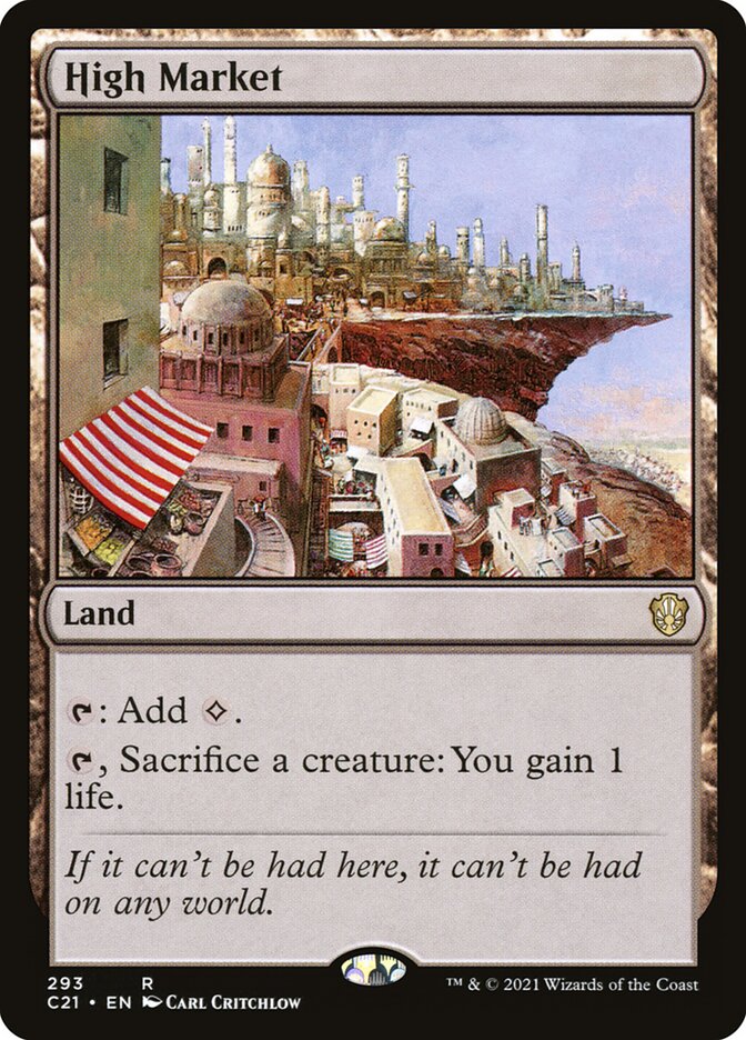 High Market C21-293 Commander 2021 Magic card