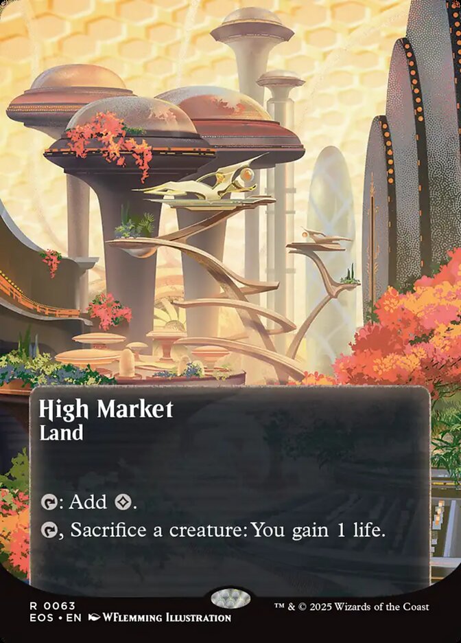 High Market EOS-63 Edge of Eternities: Stellar Sights Magic card