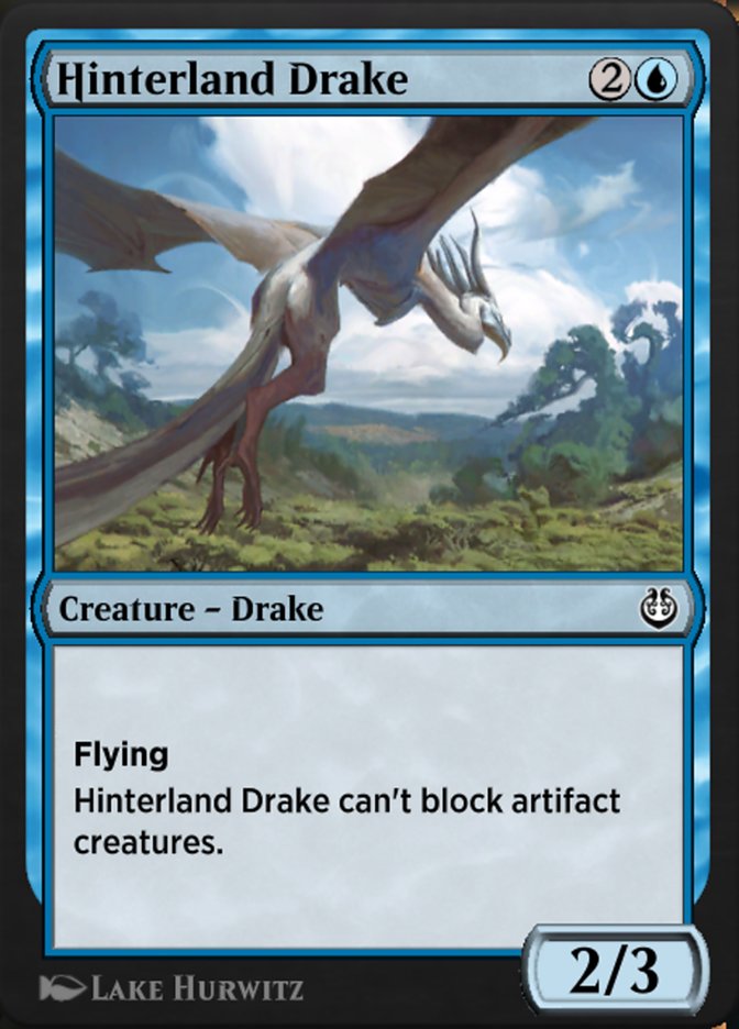 Hinterland Drake KLR-51 Kaladesh Remastered Magic card