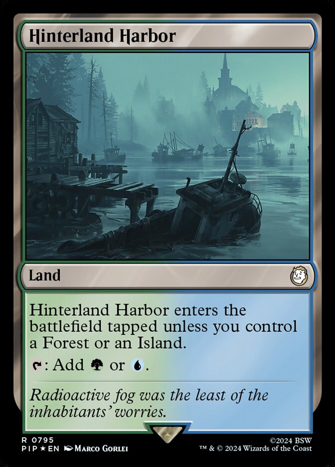 Hinterland Harbor PIP-795 Fallout Magic card