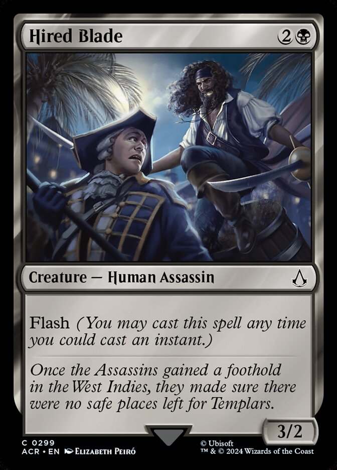 Hired Blade ACR-299 Assassin's Creed Magic card