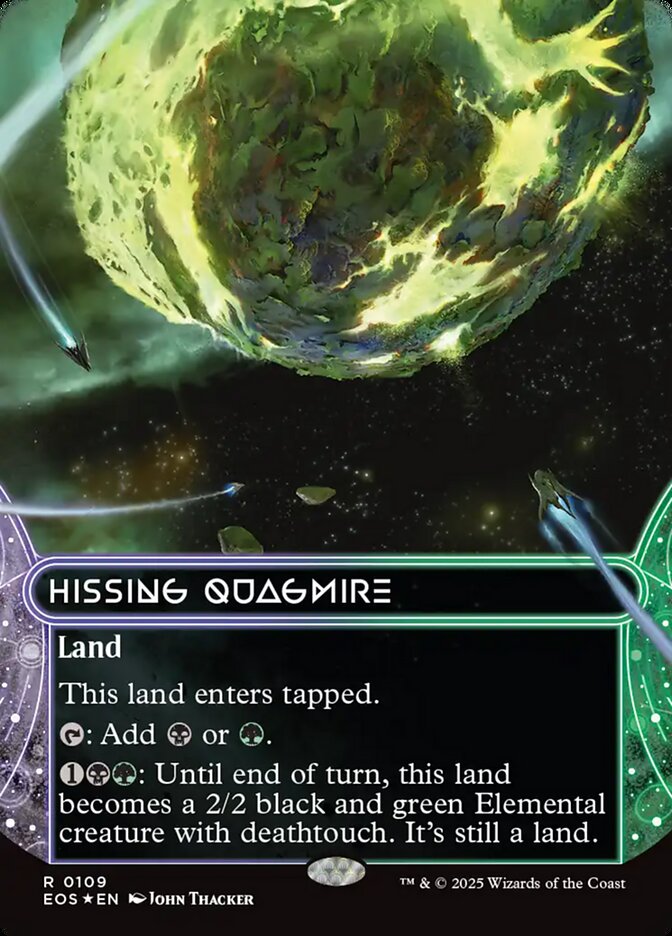 Hissing Quagmire EOS-109 Edge of Eternities: Stellar Sights Magic card