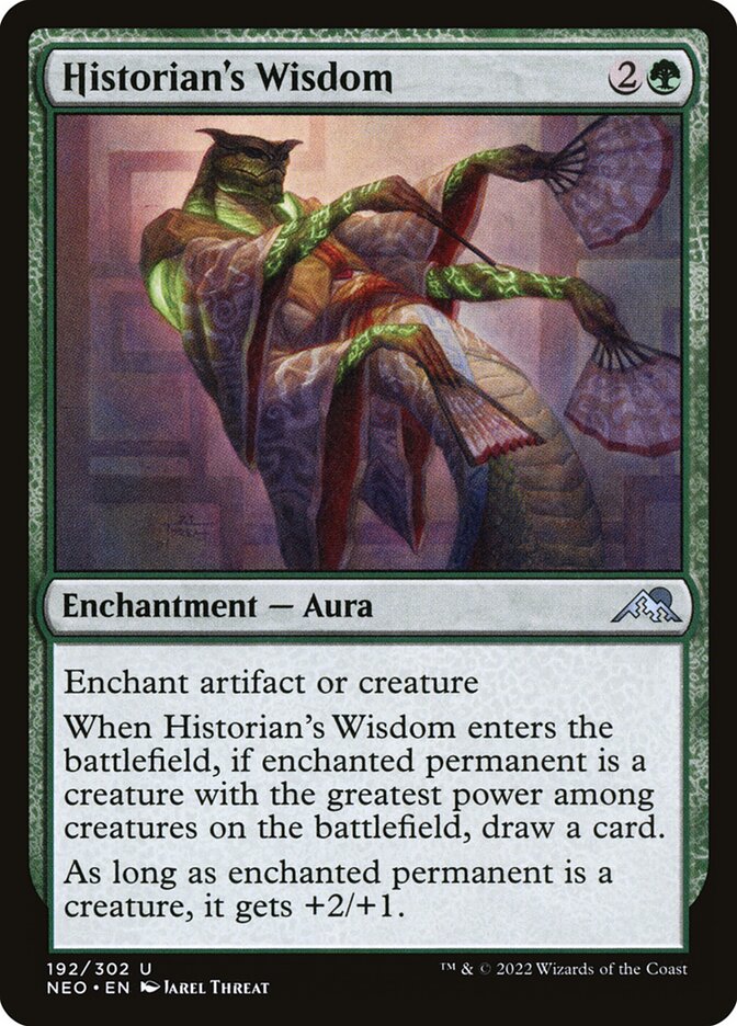 Historian's Wisdom NEO-192 Kamigawa: Neon Dynasty Magic card
