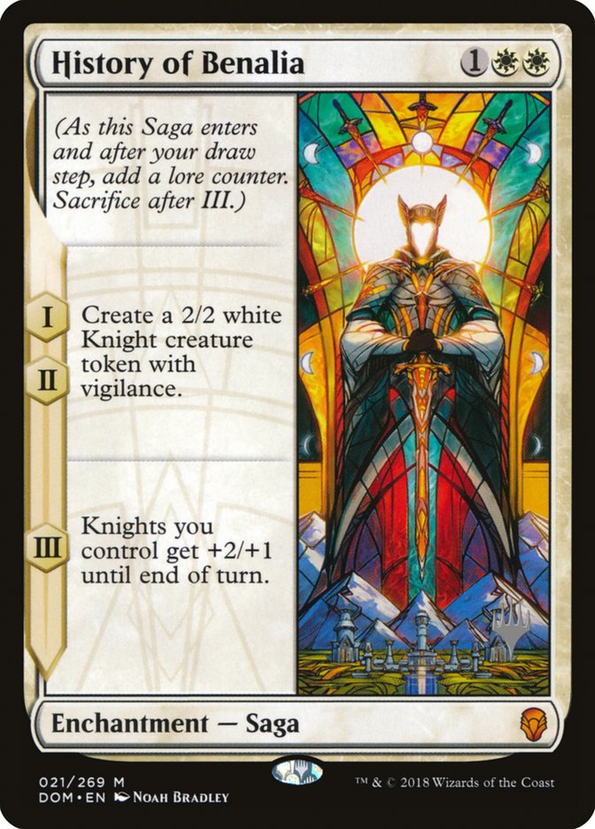 History of Benalia PDOM-21P Dominaria Promos Magic card